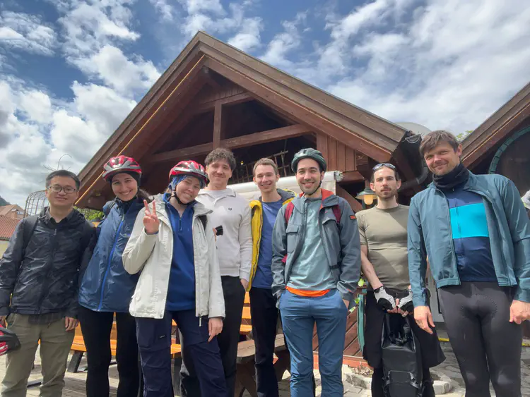 Group biking trip, May 2026
